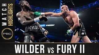 Wilder vs Fury 2 HIGHLIGHTS February 22 2020 [upl. by Lipscomb644]