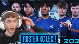 Zephenox react au roster KC LEC [upl. by Eyanaj]