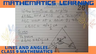 Geometry  Constructions 5  Angle Bisector [upl. by Herve]