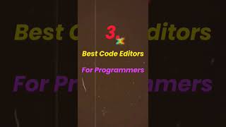 3 Best code editor for programmer vscode atom sublimetext [upl. by Luapleahcim]