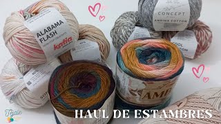 Haul de estambres de Filati y Katia [upl. by Matusow]