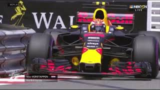 Max Verstappen perfect corner in Monaco  Slowmotion [upl. by Haag]