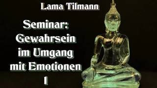 Gewahrsein im Umgang mit Emotionen 1  Lama Tilmann [upl. by Ragde196]