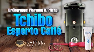 Tchibo Esperto Caffé Brühgruppe Wartung amp Pflege [upl. by Ylrak]