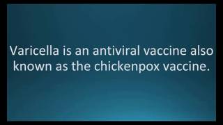 How to pronounce varicella vaccine Varivax Memorizing Pharmacology Flashcard [upl. by Normac545]