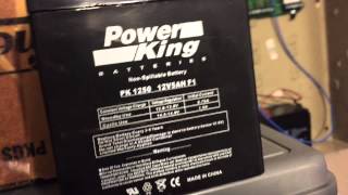 Replace house Honeywell alarm main battery [upl. by Horne]