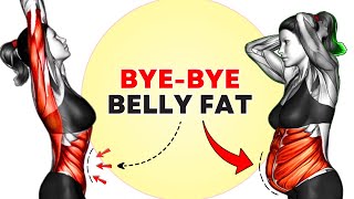 30 Best Weight Loss Exercises To Tone Flabby Stomach Quickly  LOSE 2 INCHES BELLY FAT In 2 Weeks [upl. by Nowed]