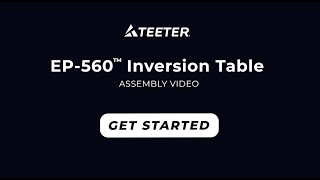 Teeter EP560 Assembly Instructions E61006BLK [upl. by Dlanigger343]