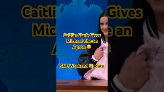 Caitlin Clark Michael Che diss SNL shorts snl weekendupdate caitlinclark [upl. by Ynahpets622]