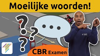 Moeilijke woorden die je MOET kennen  CBR Theorie examen 2023 [upl. by Iramo]