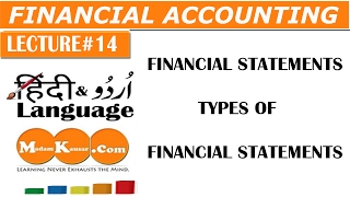 FINANCIAL STATEMENTSTYPES OF FINANCIAL STATEMENTS [upl. by Hauge]