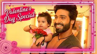 Vijayendra Kumeria aka Suraj Celebrates Rose Day With His Real Daughter  Udann  Valentines Day [upl. by Nihi136]