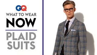 How to Wear a Plaid Suit – What to Wear Now  Style Guide  GQ [upl. by Moberg]