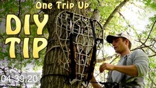 How to Hang a Tree Stand in 5 Minutes [upl. by Zenger]