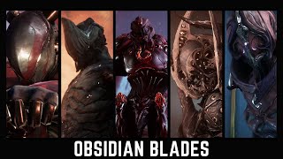 Warframe  Obsidian Blades  Fashion Frame Cinematic [upl. by Nnayram]