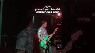 Letting your Bassist Solo at a Show [upl. by Nhguavahs]