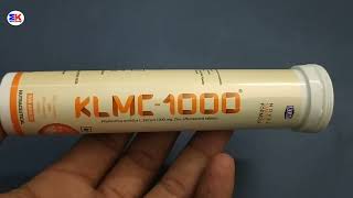 KLMC 1000 Effervescent Tablet  Vitamin C 1000mg Tablet  KLMC1000 Tablet Uses Benefits Dosage [upl. by Boffa]