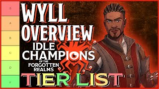 Wyll Tier List Ranking amp Overview  Idle Champions [upl. by Rimat621]