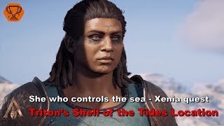 Assassins Creed Odyssey  Tritons Shell of the Tides Location  She who controls the seas [upl. by Fachini]