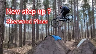 Checking out the new step up at Sherwood Pines dirt jumps [upl. by Anneirda]