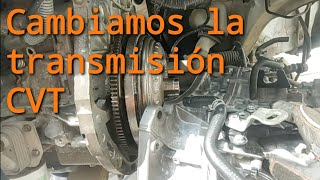 Cambio de transmisión CVT Nissan Sentra B17 Nissan Sentra b17 sylphy transmission change parte 2 [upl. by Einnim]