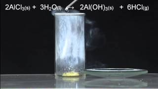 Reaction Hydrolysis AlCl3 [upl. by Jaehne516]