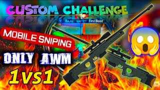 1 vs 1 Awm custom vsp gamer 1k [upl. by Ennairda]