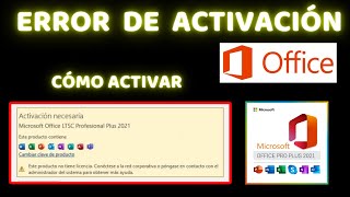 ✅Solucionar ERROR DE ACTIVACIÓN de Microsoft Office 2024  ACTIVACIÓN DE OFFICE [upl. by Filippo]