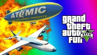 GTA 5 Online Glitches amp Mods  Tank Teleport Glitch Cargo Plane Blimp Fun GTA 5 Funny Moments [upl. by Lajet861]