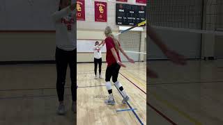 How to hit like a D1 Volleyball Player🥇🏐 [upl. by Ahseinek]