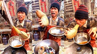 Fishermen eating seafood dinners are too delicious 666 help you stirfry seafood to broadcast 91 [upl. by Frederica]