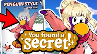 🌟 PENGUIN STYLE AUGUST 2020 All Catalog Secrets 🌟  Club Penguin Rewritten [upl. by Adnawahs]