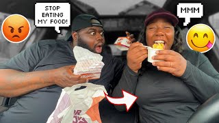 Saying Im NOT HUNGRY Then EATING All My Husbands Food HILARIOUS [upl. by Ahseyt]