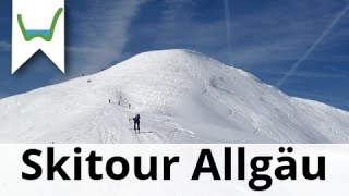 Skitour Allgäu  Der Klassiker zum Riedberger Horn [upl. by Pik402]