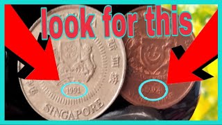 Rare and Valuable Singapore 1991\ 10 Cent Coin value and history [upl. by Inaluahek]