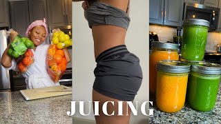 JUICING FOR BEGINNERS Weight Loss Detox amp Clear Skin  Benefits  Juice Recipes [upl. by Kcirreg]