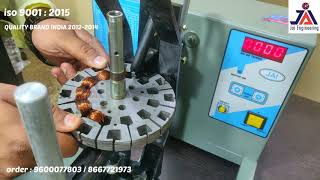 FAN WINDING MACHINE JAI 4D model Rs 10500 ORDER  9600077803 [upl. by Ahseyi127]