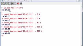 The hms R package  Truncating and rounding time data [upl. by Einnus]