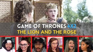 Reactors Reaction to KING JOFFREYS Wedding  Game of Thrones 4x2 quotThe Lion and the Rosequot [upl. by Braunstein]