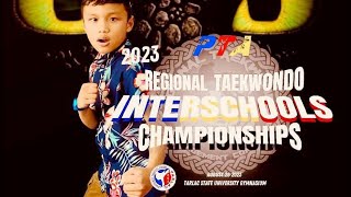 2023 REGIONAL INTERSCHOOLS Taekwondo Championships  Tarlac State University Gymnasium [upl. by Divadnoj]