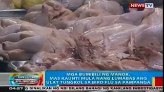 BP Mga bumibili ng manok mas kaunti mula nang lumabas ang ulat tungkol sa bird flu sa Pampanga [upl. by Alset]