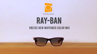 RayBan RB2132 New Wayfarer Color Mix Sunglasses Review [upl. by Nalda476]