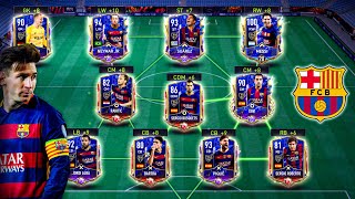 Barcelona 2015 UCL Winning Squad Builder  FC Barcelona Squad  FIFA Mobile 22 [upl. by Argus380]