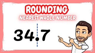 Rounding to the Nearest Whole Number  How to Round Decimals [upl. by Nepets415]