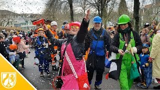 Rosenmontagszug in Lennep 2019 nimmt sich das DOC vor [upl. by Asirap554]