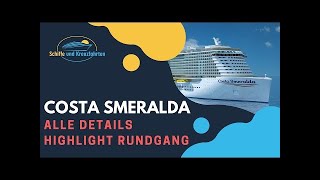 Costa Smeralda Rundgang  Full Ship Tour  Tour a piedi della Costa Smeralda [upl. by Buckie]