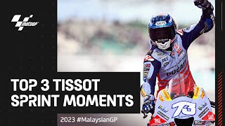 Top 3 Tissot Sprint Moments 🙌  2023 MalaysianGP [upl. by Lecirg]