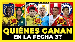 Previa Fecha 3 Eliminatorias Sudamericanas Mundial 2026⚽🏆 [upl. by Haroppiz]