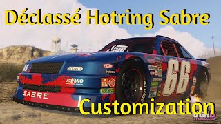 Déclassé Hotring Sabre Customization and Review GTA Online [upl. by Oppen]