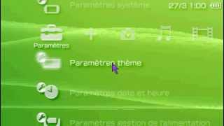 comment changer le fond décran de sa psp [upl. by Garwin136]